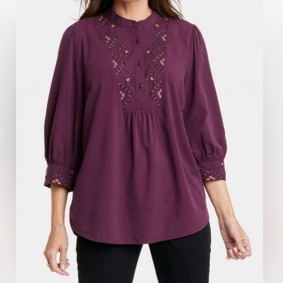 Knox Rose Tops - Knox Rose Purple Women's Top